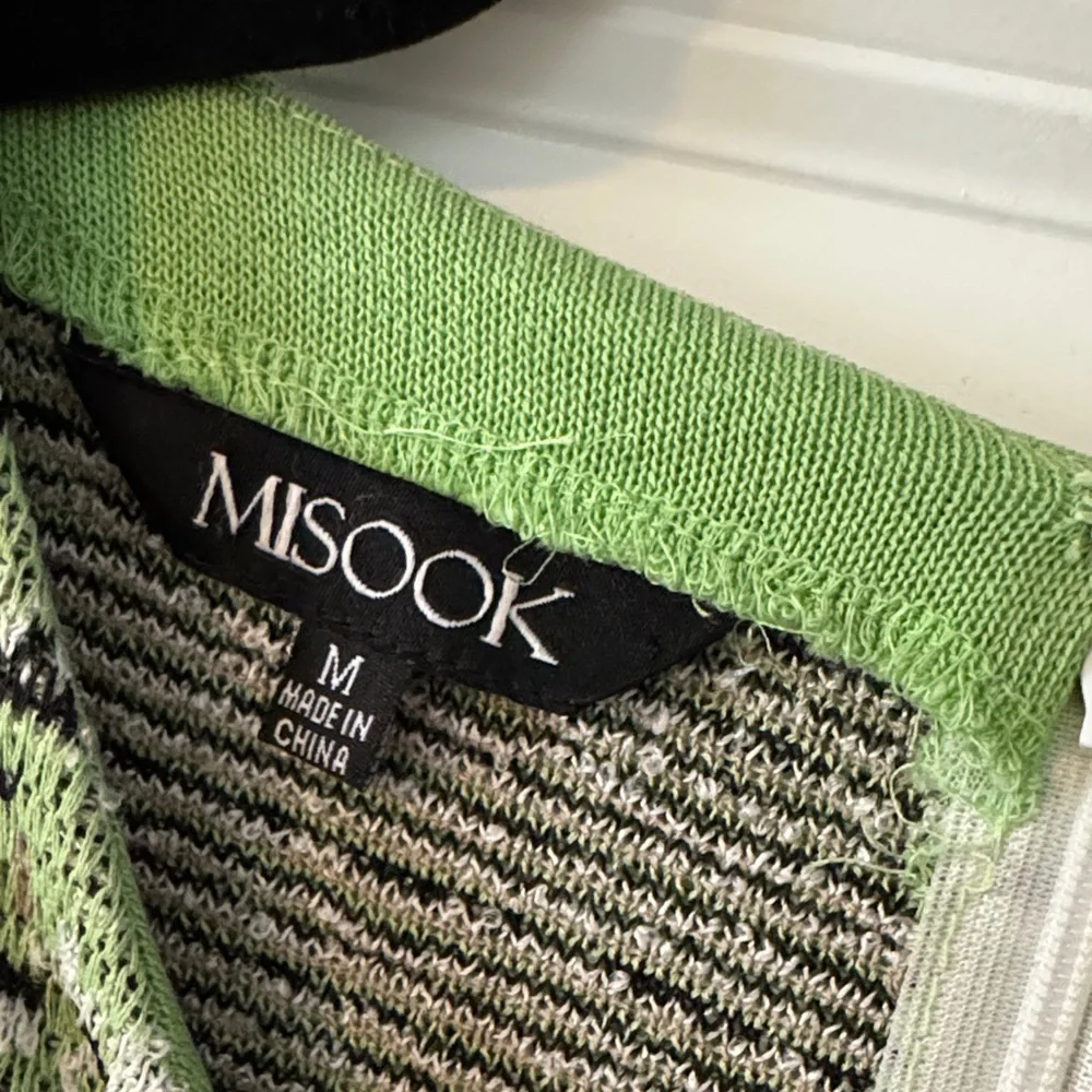 Misook Green Patterned Midi Dress - Picture 4 of 7